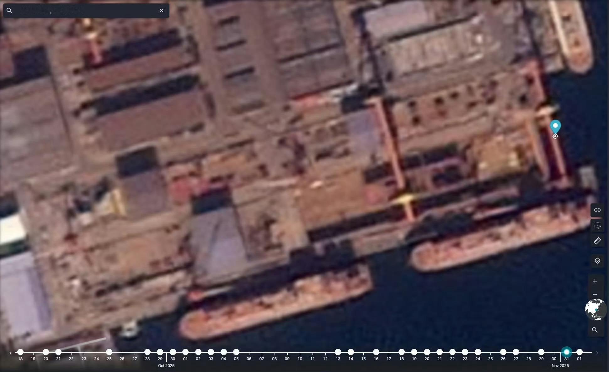 北方某地004最新卫星图 [酷]变化较小，希望看到高清卫星图 [鼓掌]图源网络烽