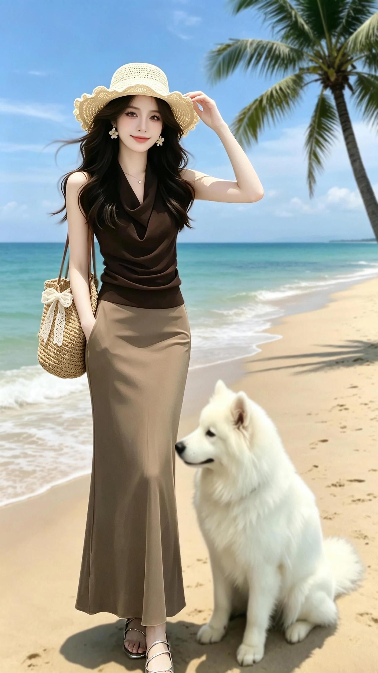 海边散步简直是最治愈的事，再配上美美的海景照片，绝了！
上次去海边，傍晚时分我沿