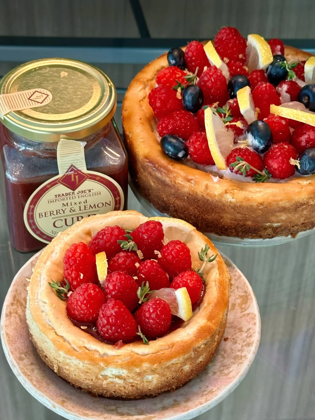 缺德舅莓果柠檬芝士蛋糕🍰被赞masterpiece