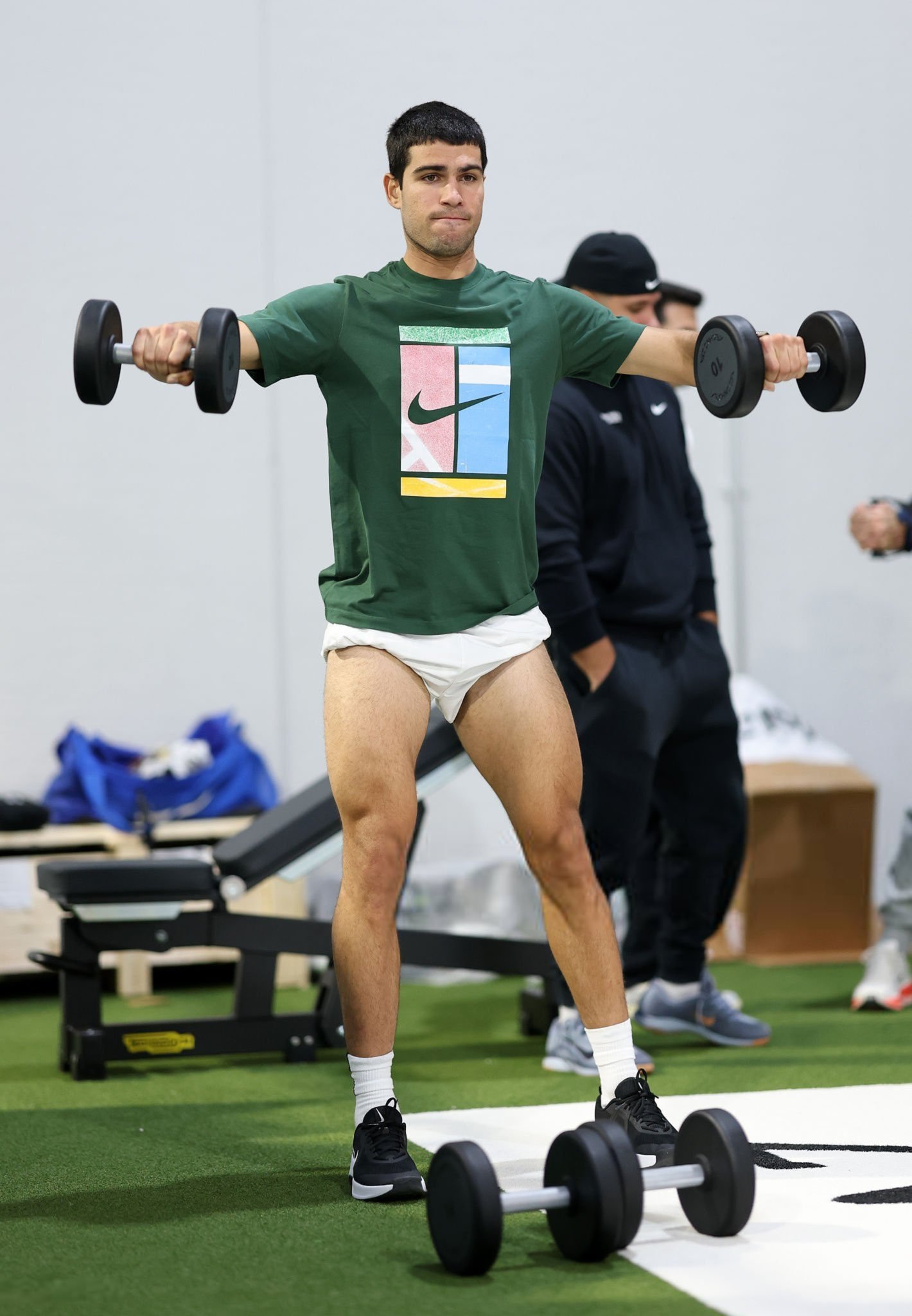 阿尔卡拉斯训练迎圣诞～我的2025BELIKE网球talking大会体育大赏网球