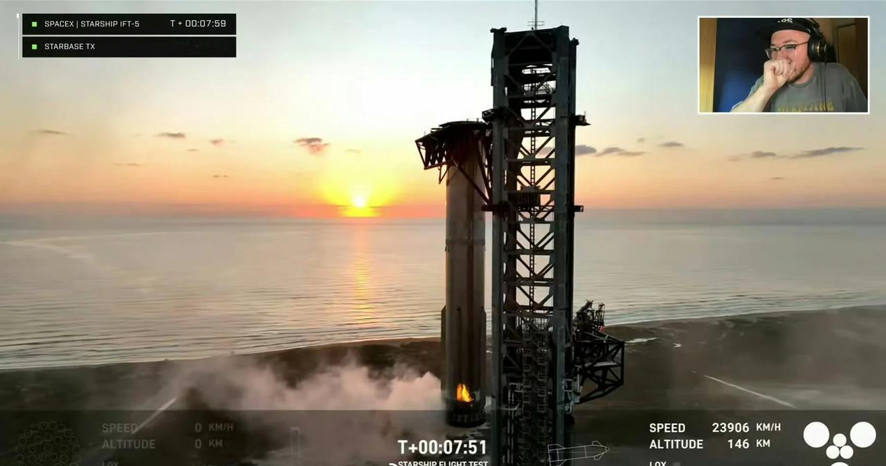 #spacex星舰进行第五次试飞# 

首次就成功回收！！上火星不是梦！以前觉得