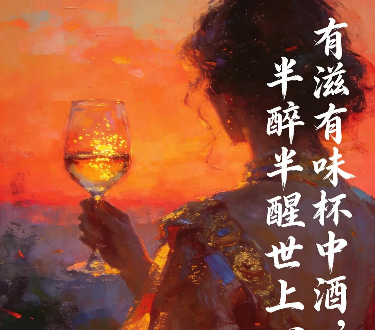 一杯酒入口，醉意上涌却心更清明，这反差怎解人生真谛？

酒液在杯中荡漾，散发粮食