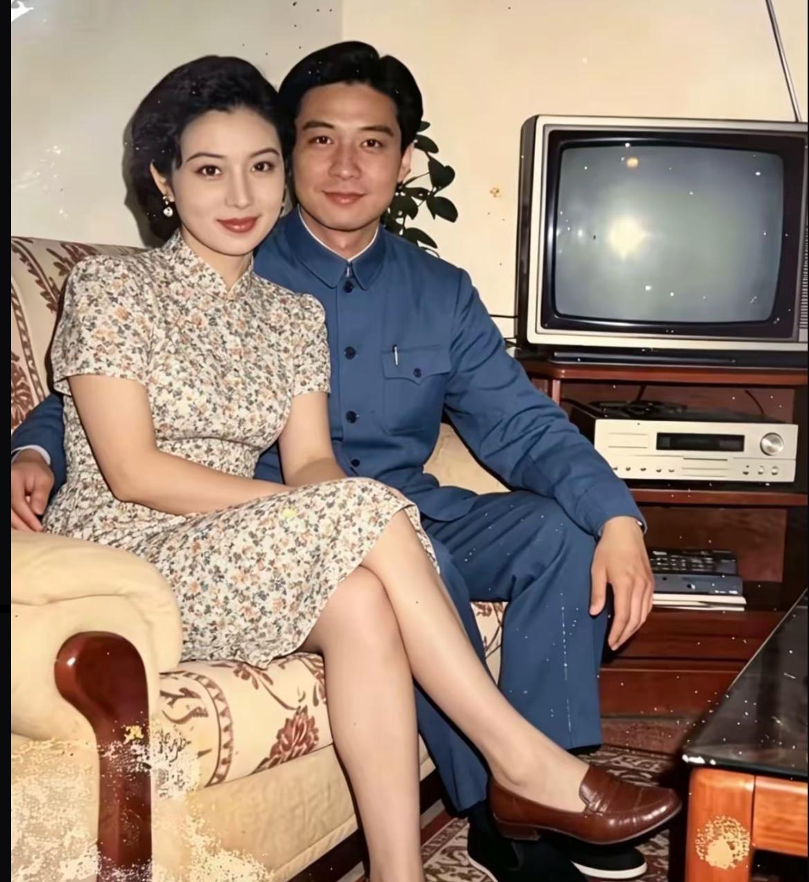 90年代高颜值夫妻，这生的孩子🉐多漂亮呀！