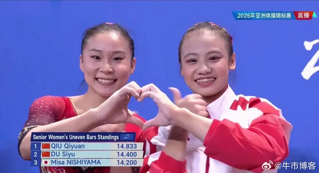 女子体操亚锦赛单项决赛首日：中国获3金2026女子体操亚锦赛单项决赛，将决出成年