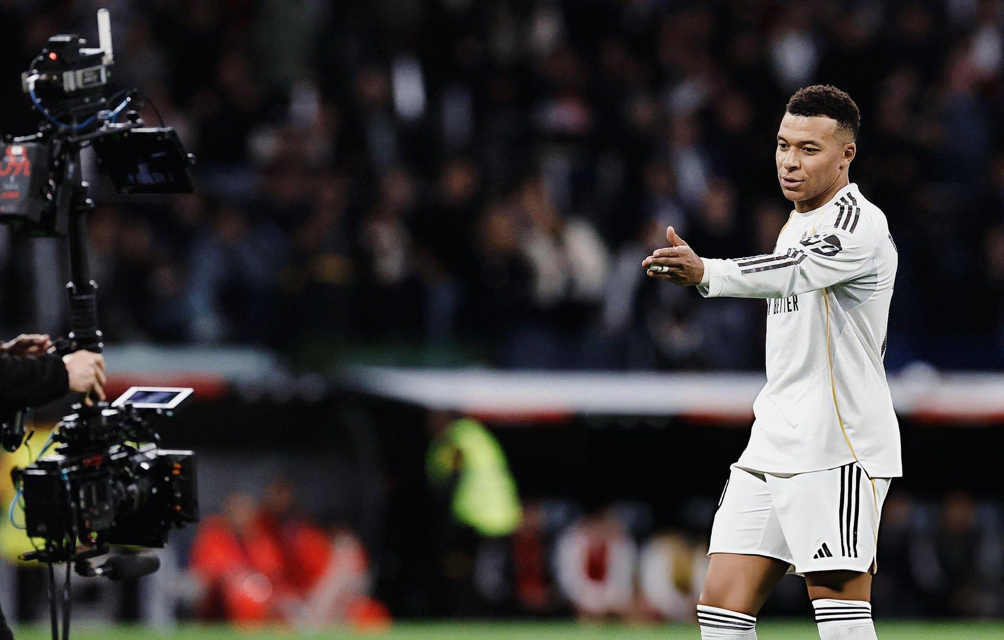 姆巴佩 27岁的第一球🤲🏽🥰👦🏽😽皇马vs塞维利亚姆巴佩