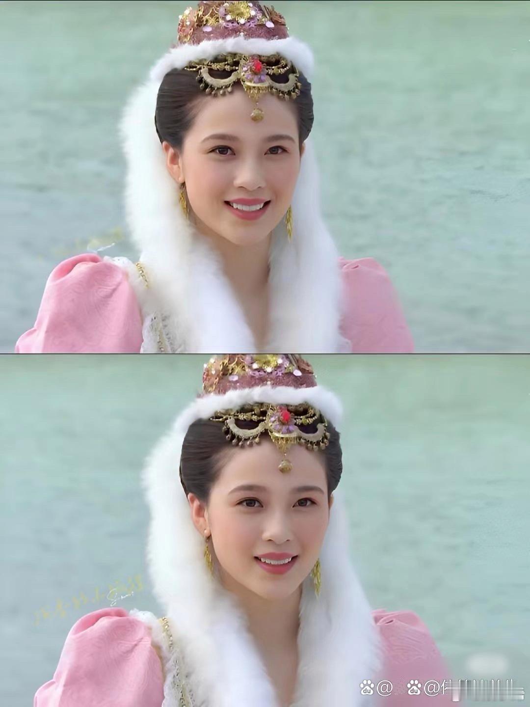 赵樱子长得真好看，脸庞和蔼可亲，给人温馨的感觉 ​​​