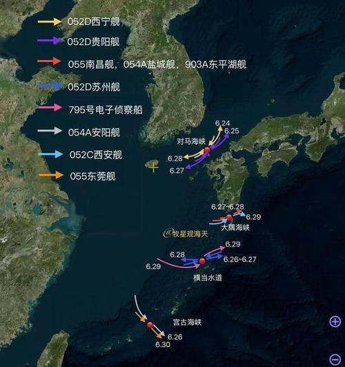 这个六月的琉球很热闹，不仅迎来了我们的海警船日常巡航，连我们的舰队都是四进四出。