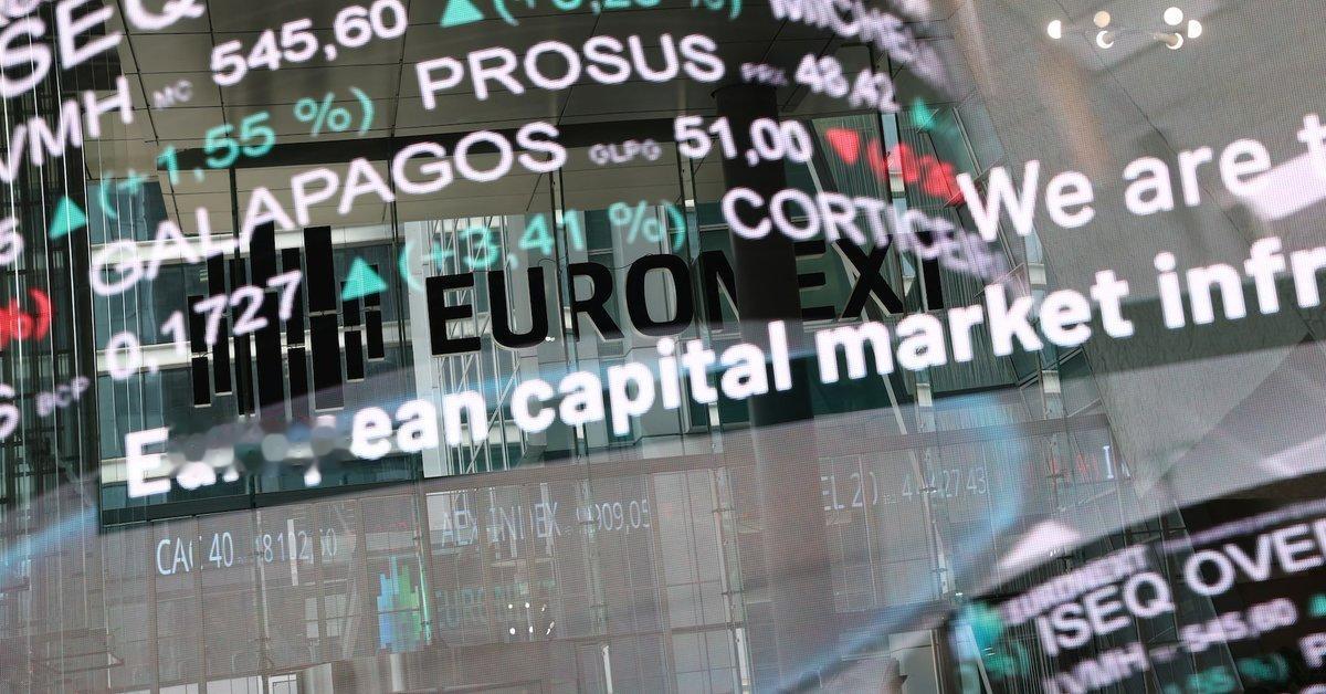 [To learn English] 
European shares were