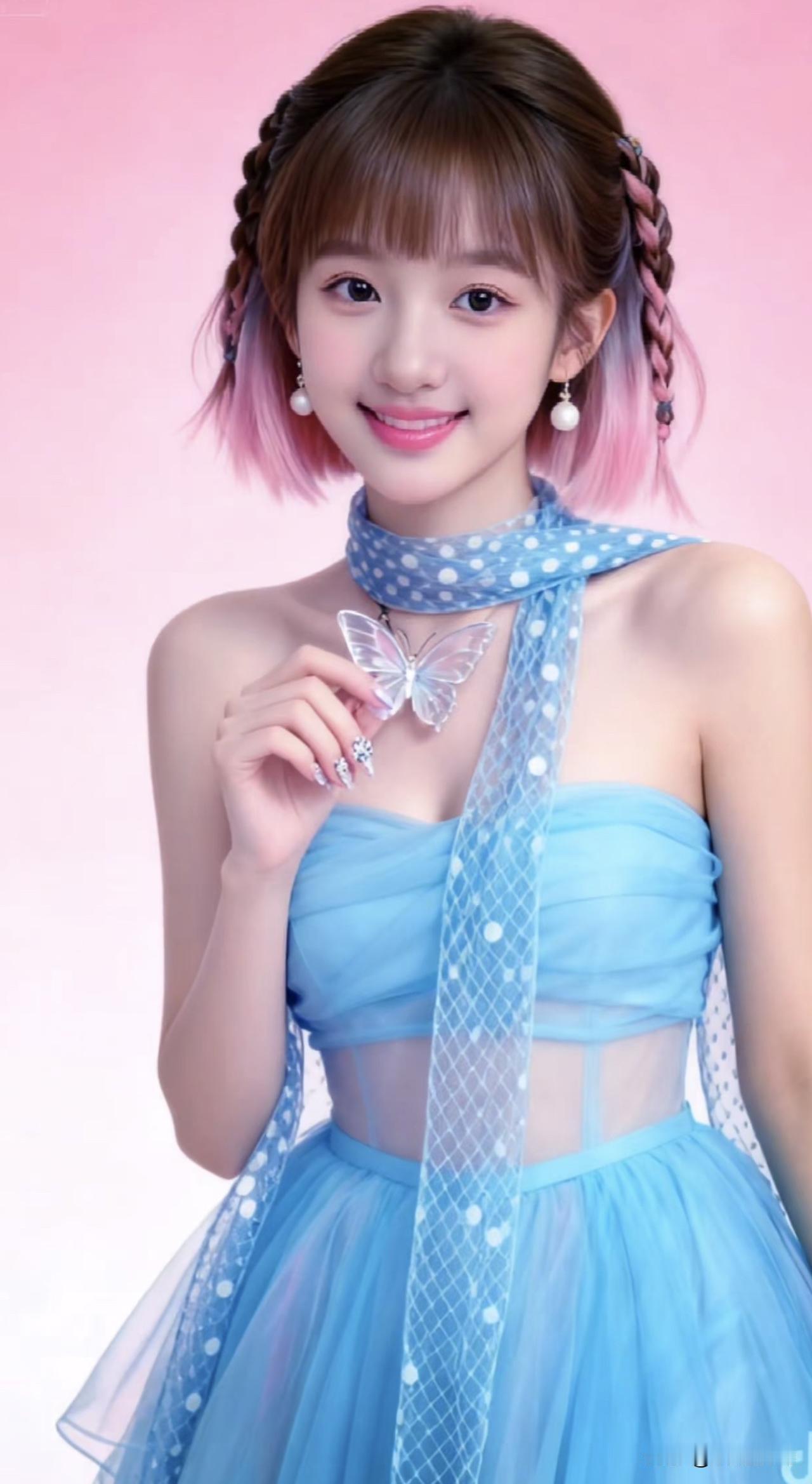 粉黛含笑，蓝裙飘逸。紫花裙摇曳生姿 花间粉黛 花间粉黛 粉黛古风照 粉黛古风照 