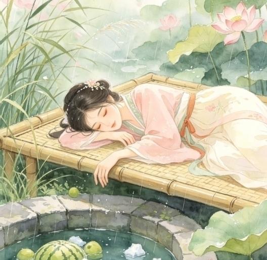 春愁还没散尽，夏困又缠上来。年年有那么一段时间如此。

每年五六月，太阳不算火烈
