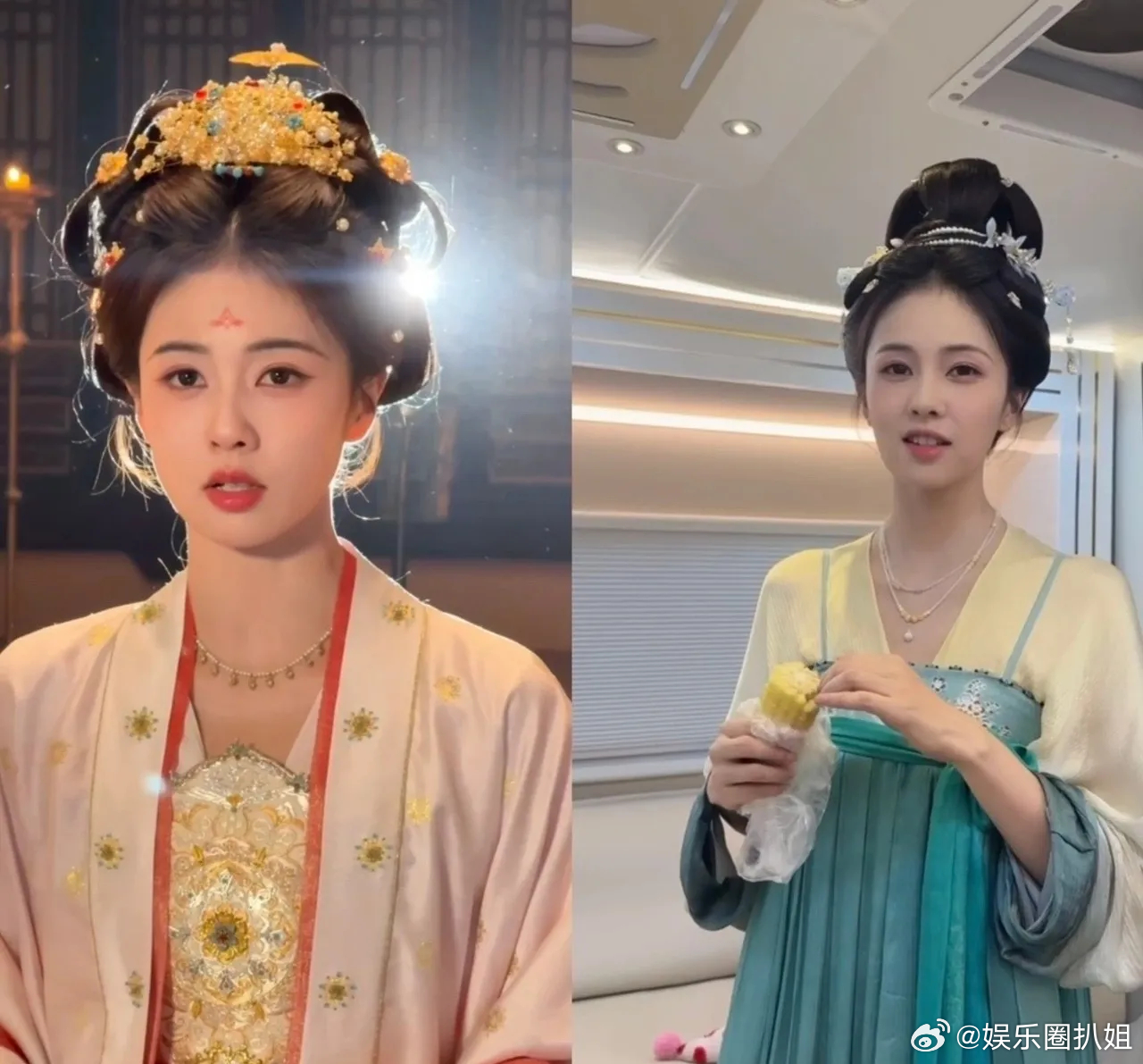 白鹿瘦成啥样了曾经在《唐宫》时期还带着婴儿肥的白鹿，如今已经瘦到皮贴骨的程度，脸