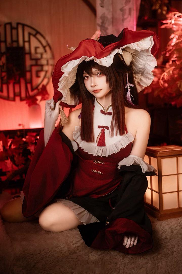 cos正片原神胡桃二佐Nisa 儿童节快乐~发个胡桃吧📷: