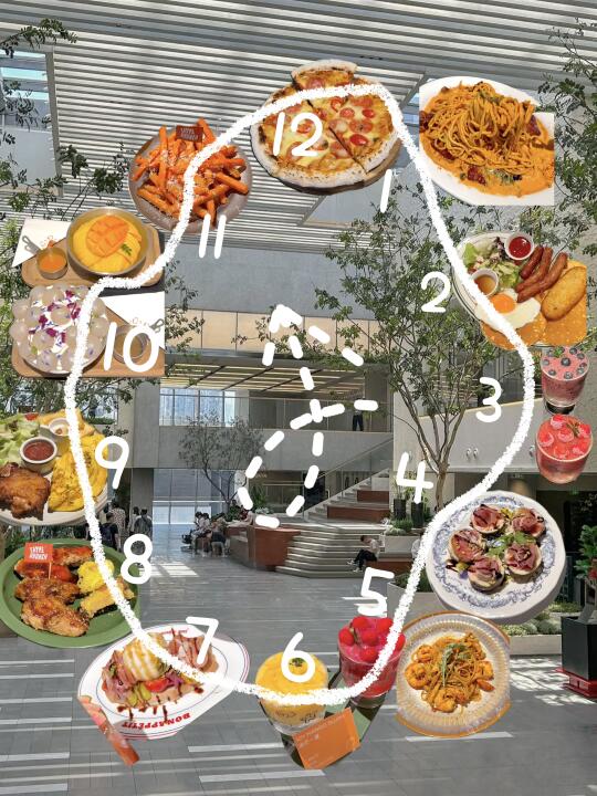 Live图新玩法！学会了！！时钟live图漂亮饭！！