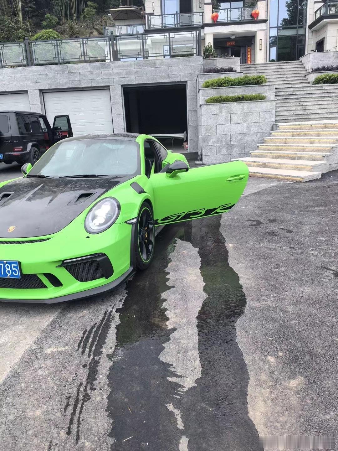保时捷911 GT3RS，蜥蜴绿外观，魏斯阿赫组件，陶瓷刹车 ​​​