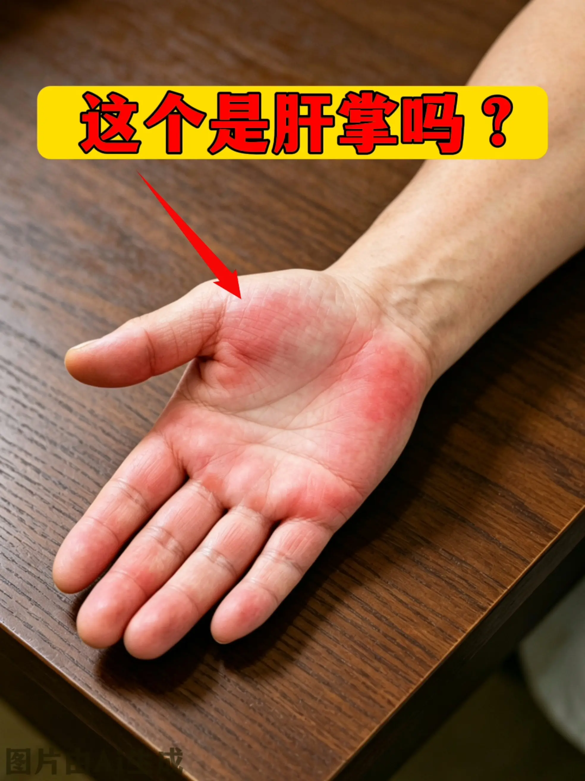 你能分清楚什么是肝掌吗？不少博主科普说：手掌红就是肝不好，多半是肝脏灭...
