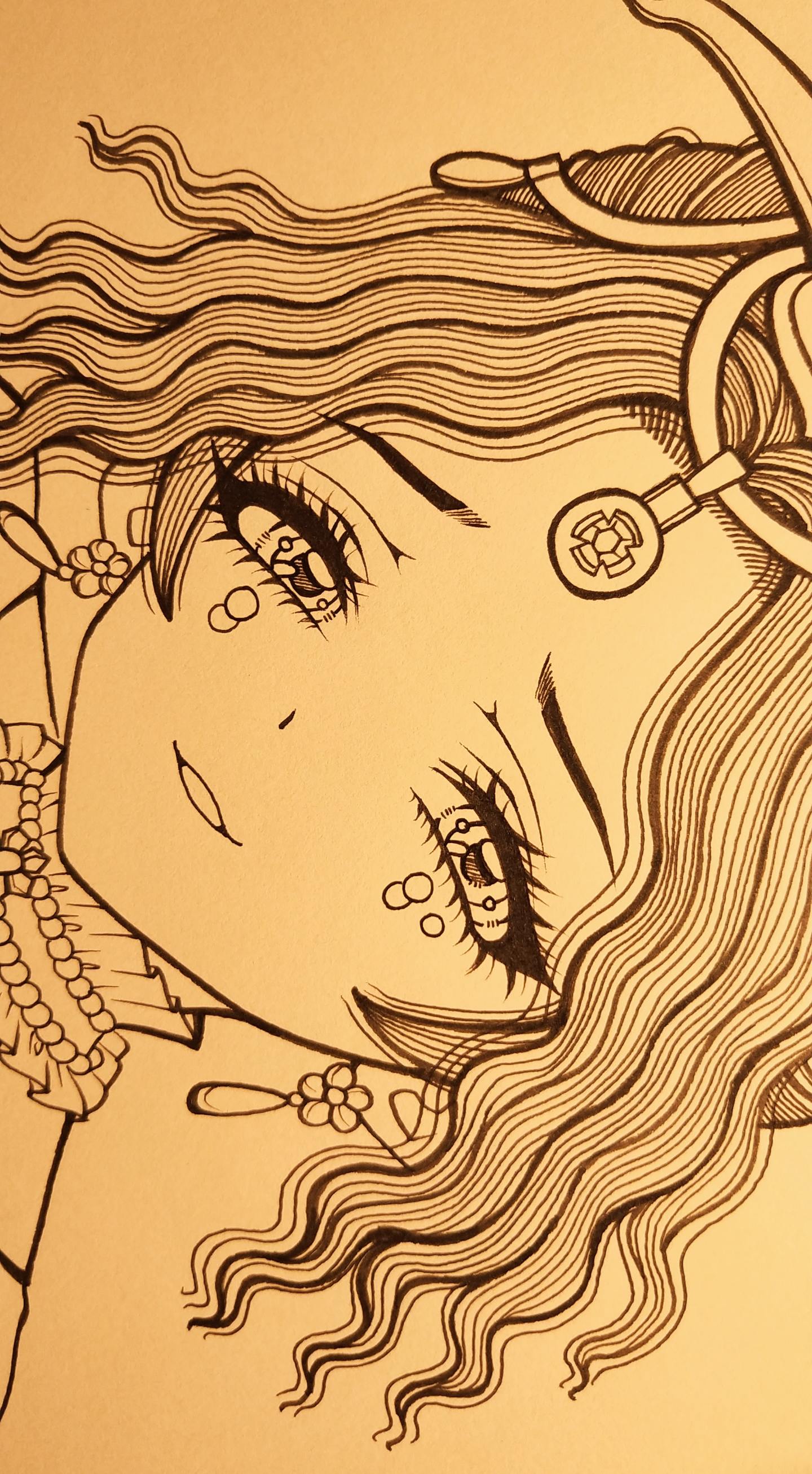 爱慕眼神。舞女克罗托