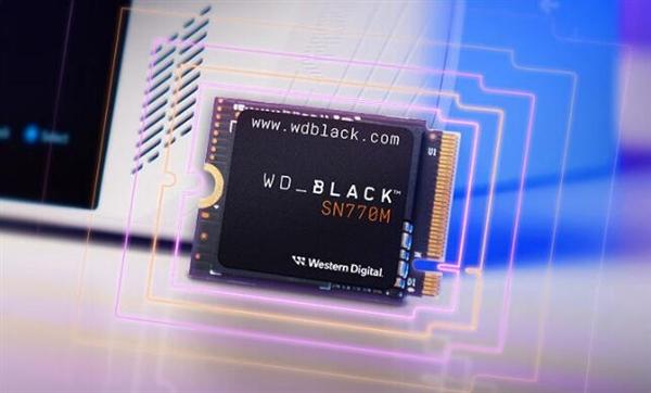 西部数据WD_BLACK SN770M SSD目前已经上架，1TB售价为739元