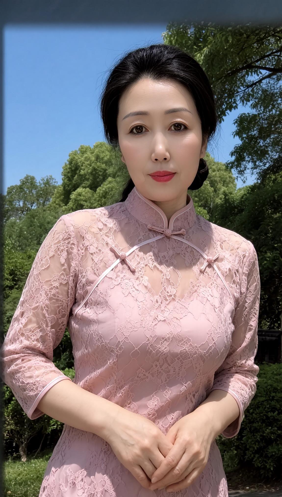 AI旗袍胶片感写真