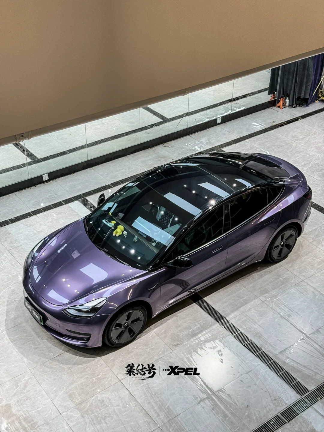 把我所有的宝藏色系都给了特斯拉，超赞改色