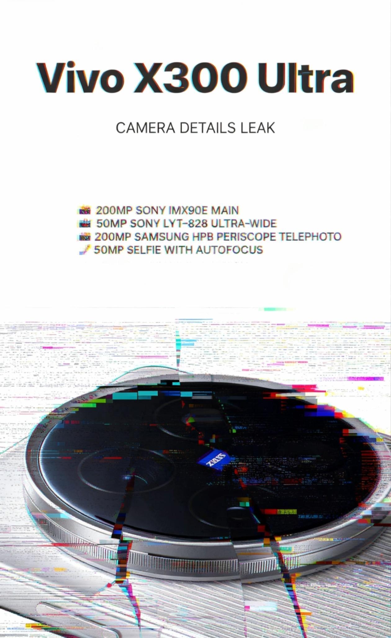 影像灭霸登场！vivo X300 Ultra双2亿像素+连续光变，2026旗舰稳