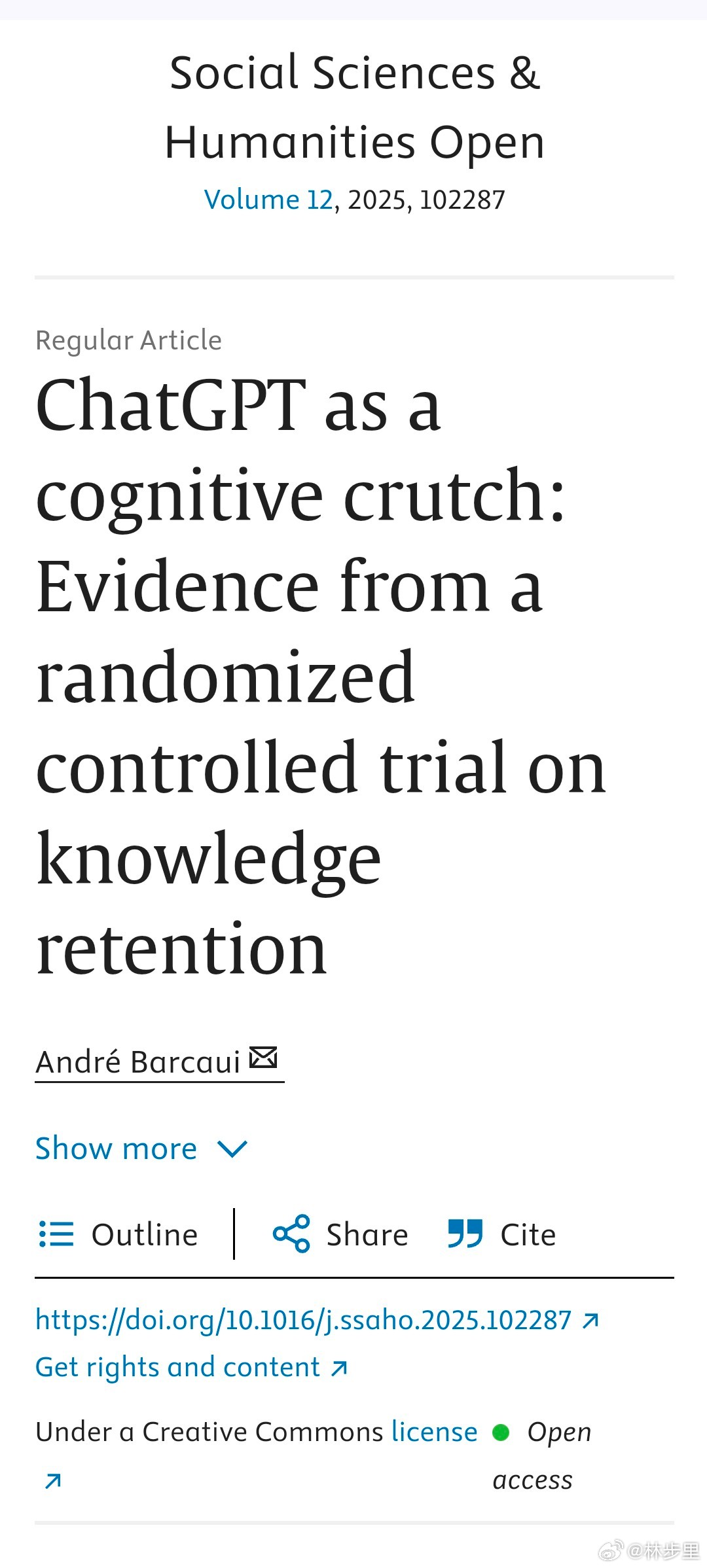 建议不允许青少年用AI做作业研究表明，无限制地使用AI 会损害长期知识保持的能力