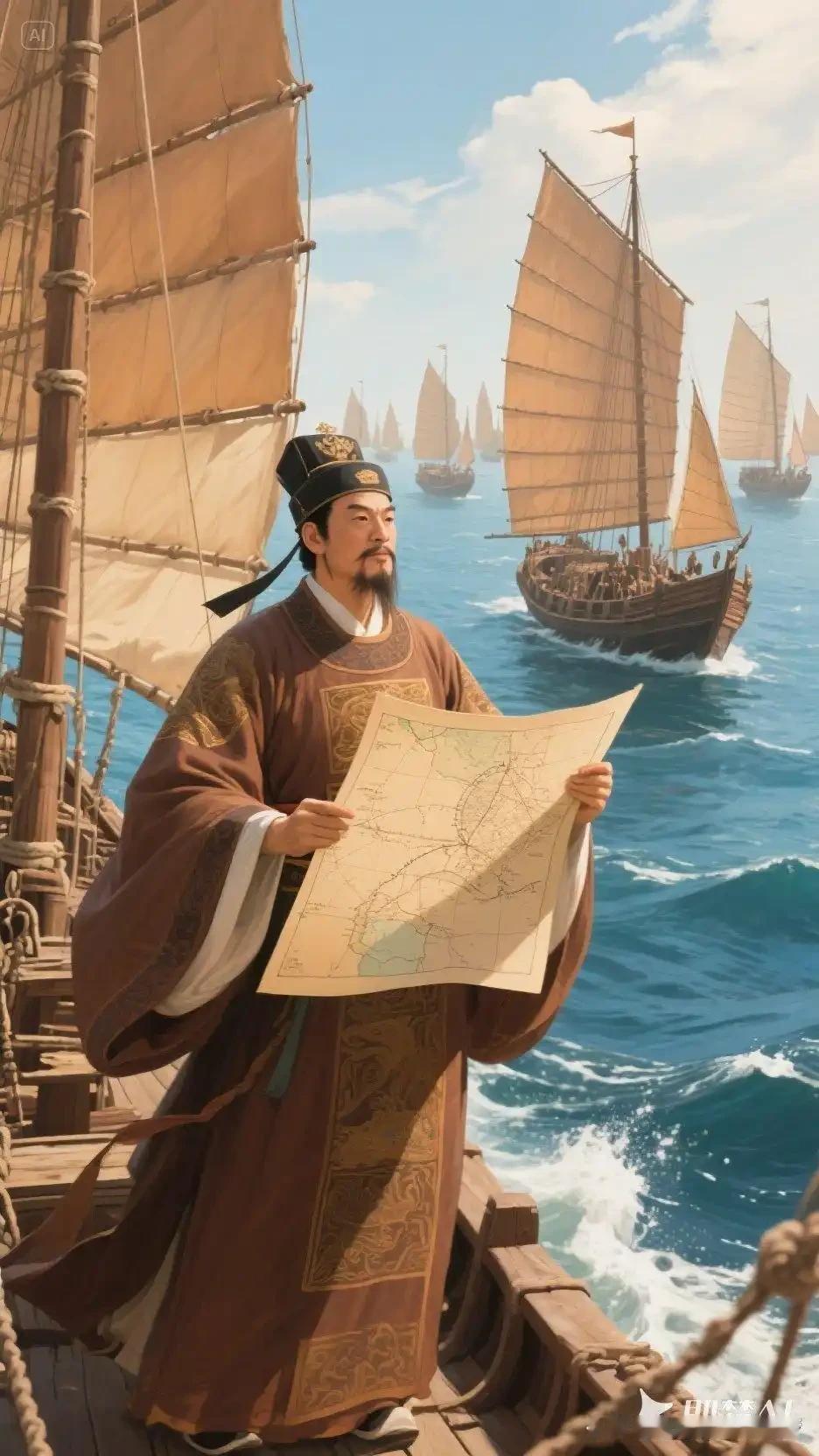 我们所有人从历史教科书上读的“郑和七次下西洋”都是郑和率领灭国船队进行了七次和平