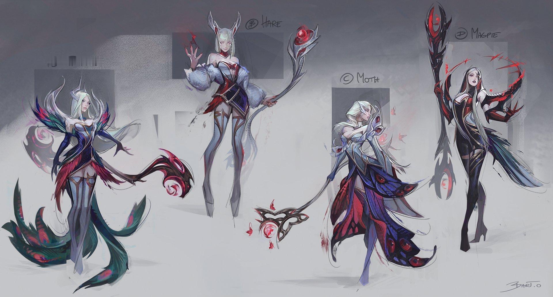 魔女 拉克丝同人概念设计（cr:bartorczyk）英雄联盟