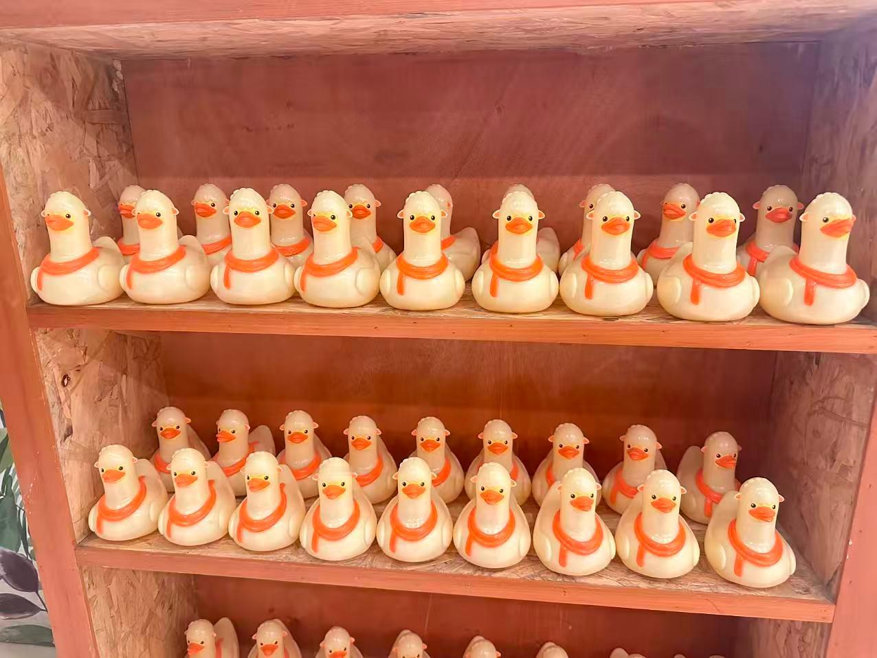 车若初见 看到有个商铺卖鸭子，近看又像羊驼，问店家这到底是啥，人家说这叫羊驼鸭