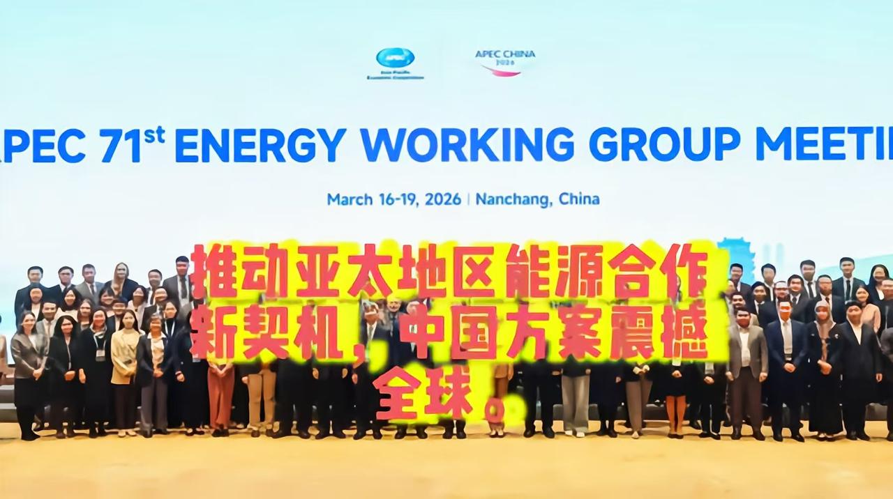 2026年APEC中国年的重要开局动作，中方在南昌APEC能源工作组会议上提出的