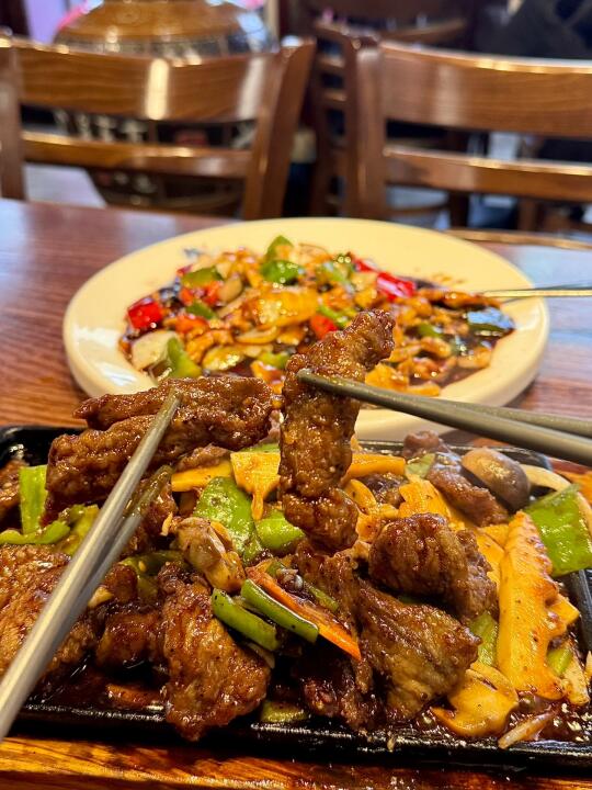 🇬🇧Liverpool St秒光盘‼️的铁板牛肉🥩😍