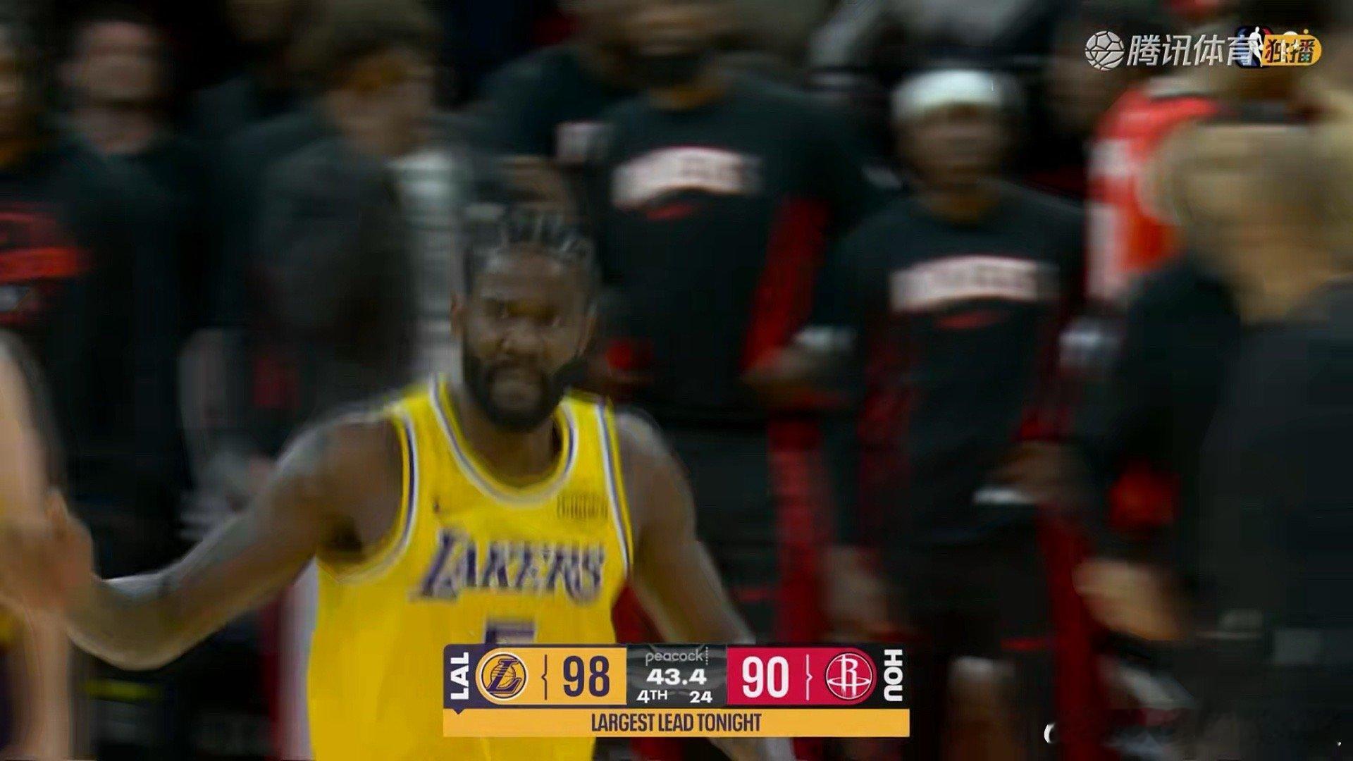 艾顿！！！带走比赛！！！湖人vs火箭