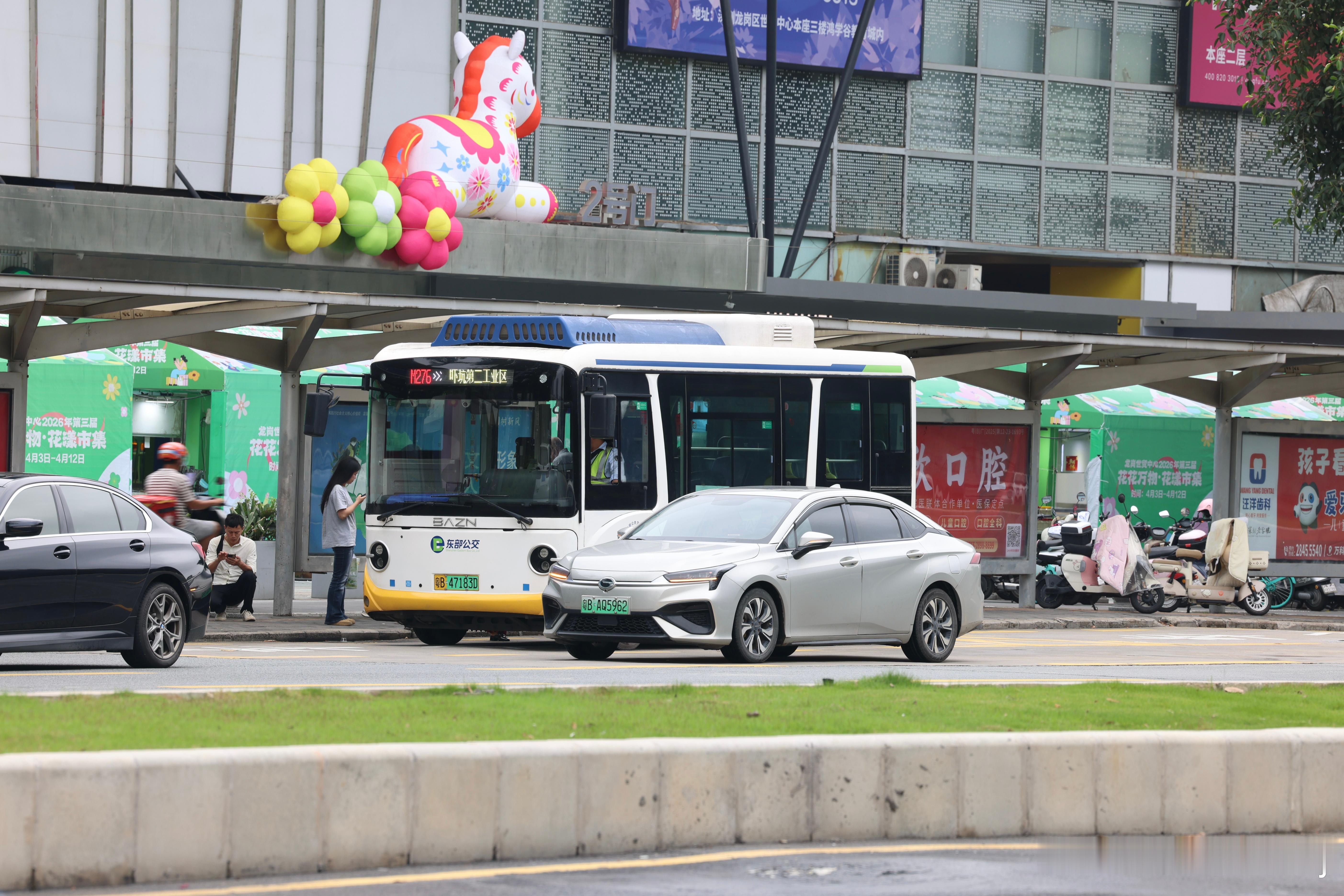 深圳的公交车是不是已经小到让网约车都以为自己也是公交车了 深圳·长园新材料港