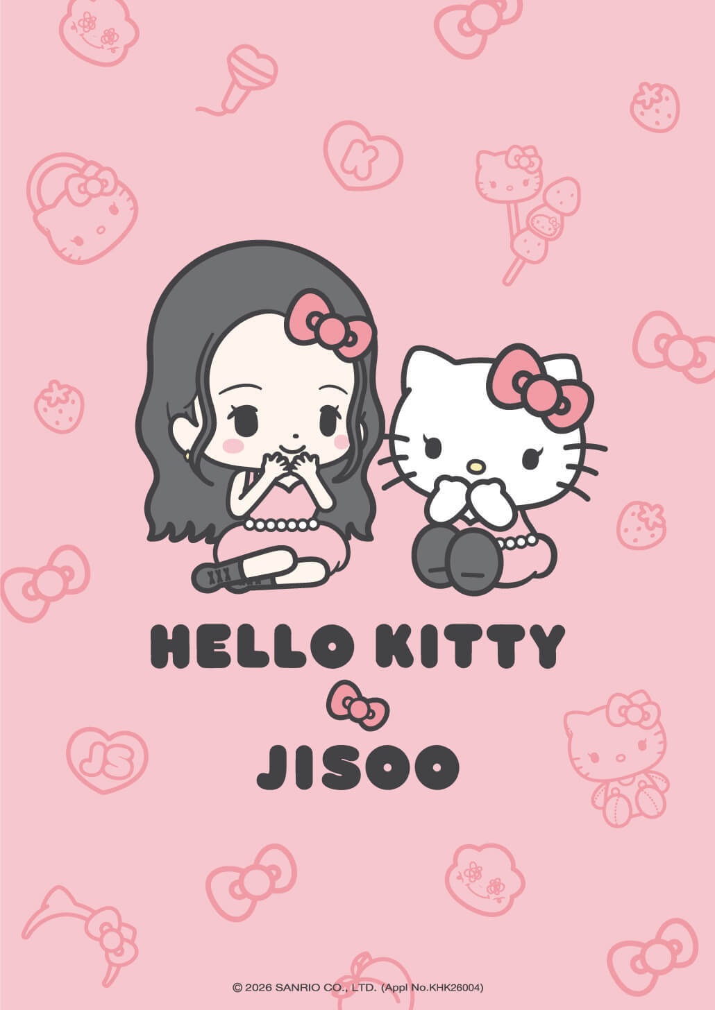 JISOO × Hello Kitty 的合作让 CJ OnStyle 2 月份