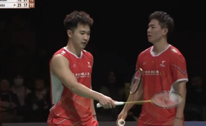 男双3队组合晋级4强。#2023日本羽毛球大师赛#1/4决赛国羽9胜1负，各单项