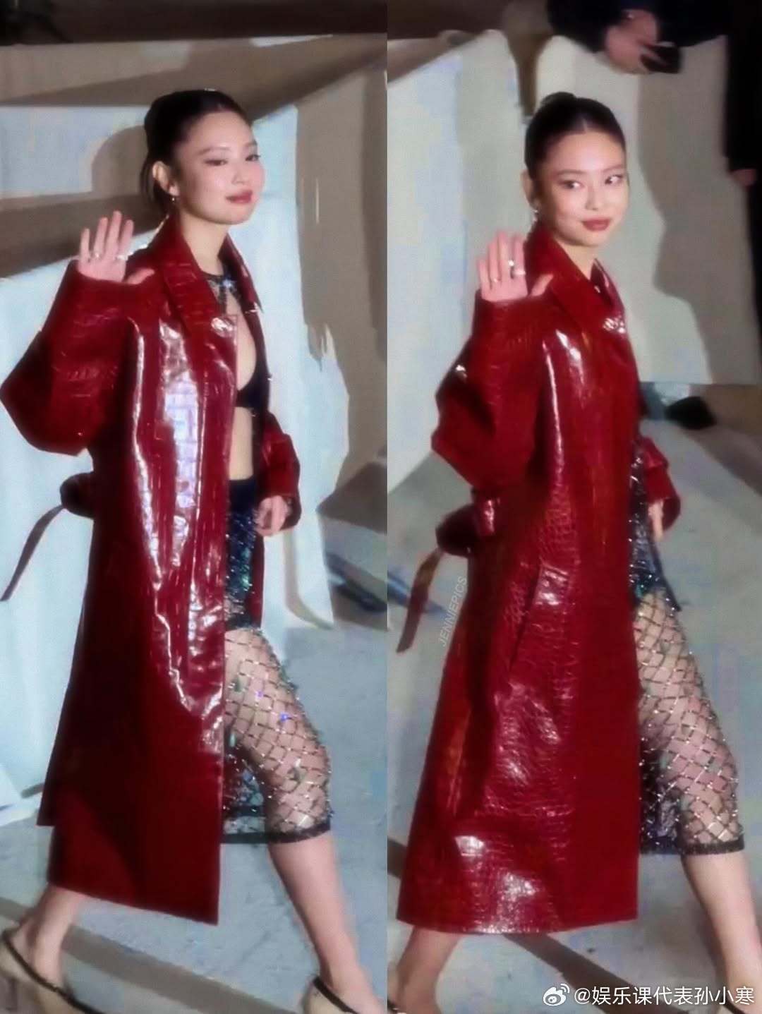 Jennie香奈儿大秀ins照我妮就这么在ins上库库产出~~香奈儿大秀上的妮简