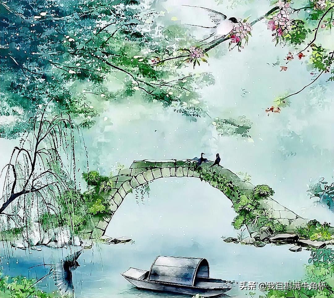 下联：一川烟雨半帘诗
上联：有请雅士[玫瑰][玫瑰][玫瑰]