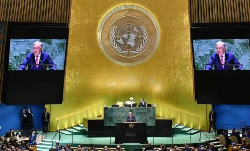 8月6日，联合国如今急着向中国伸手要钱，但中国态度已经说得很清楚：美国欠着联合国