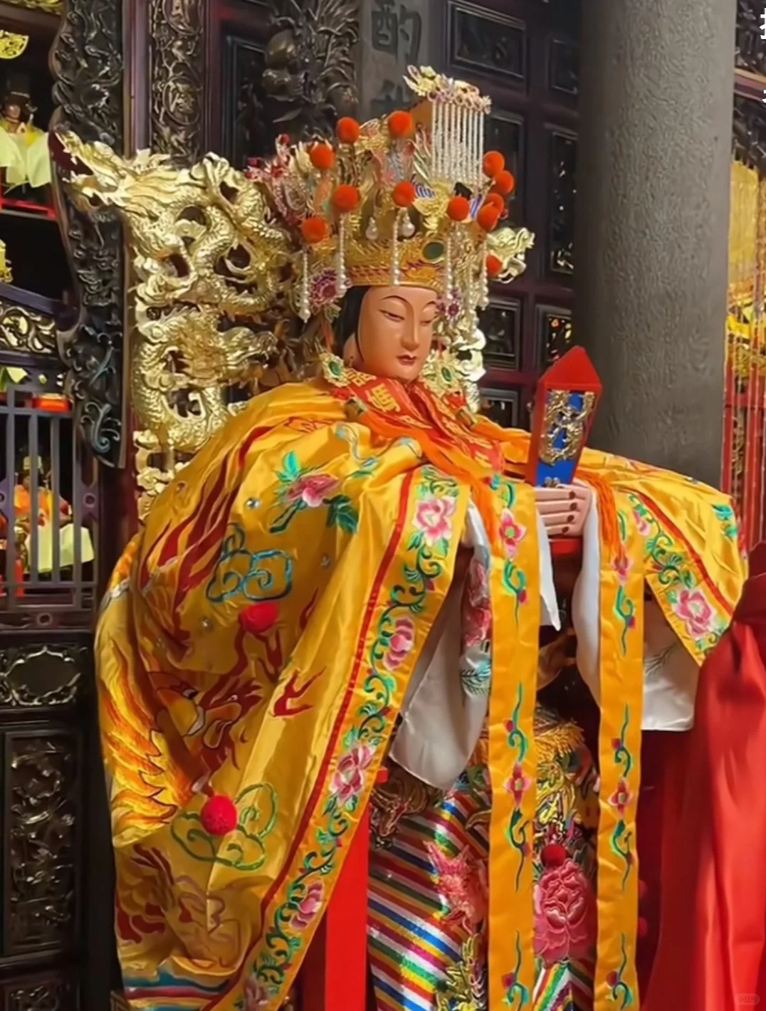 刷到妈祖别无视，要走好运了