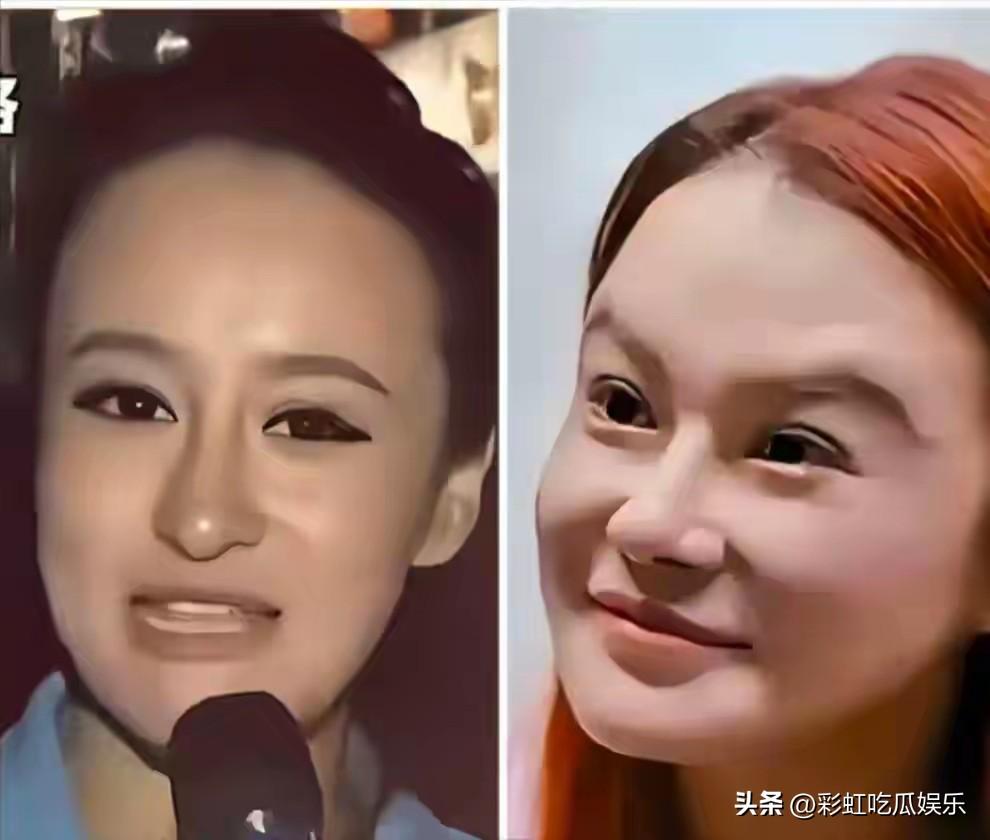 冉莹颖还说自己没有整容，她早期是鹰钩鼻，现在整个人五官全变了，眉毛鼻子嘴巴，越长