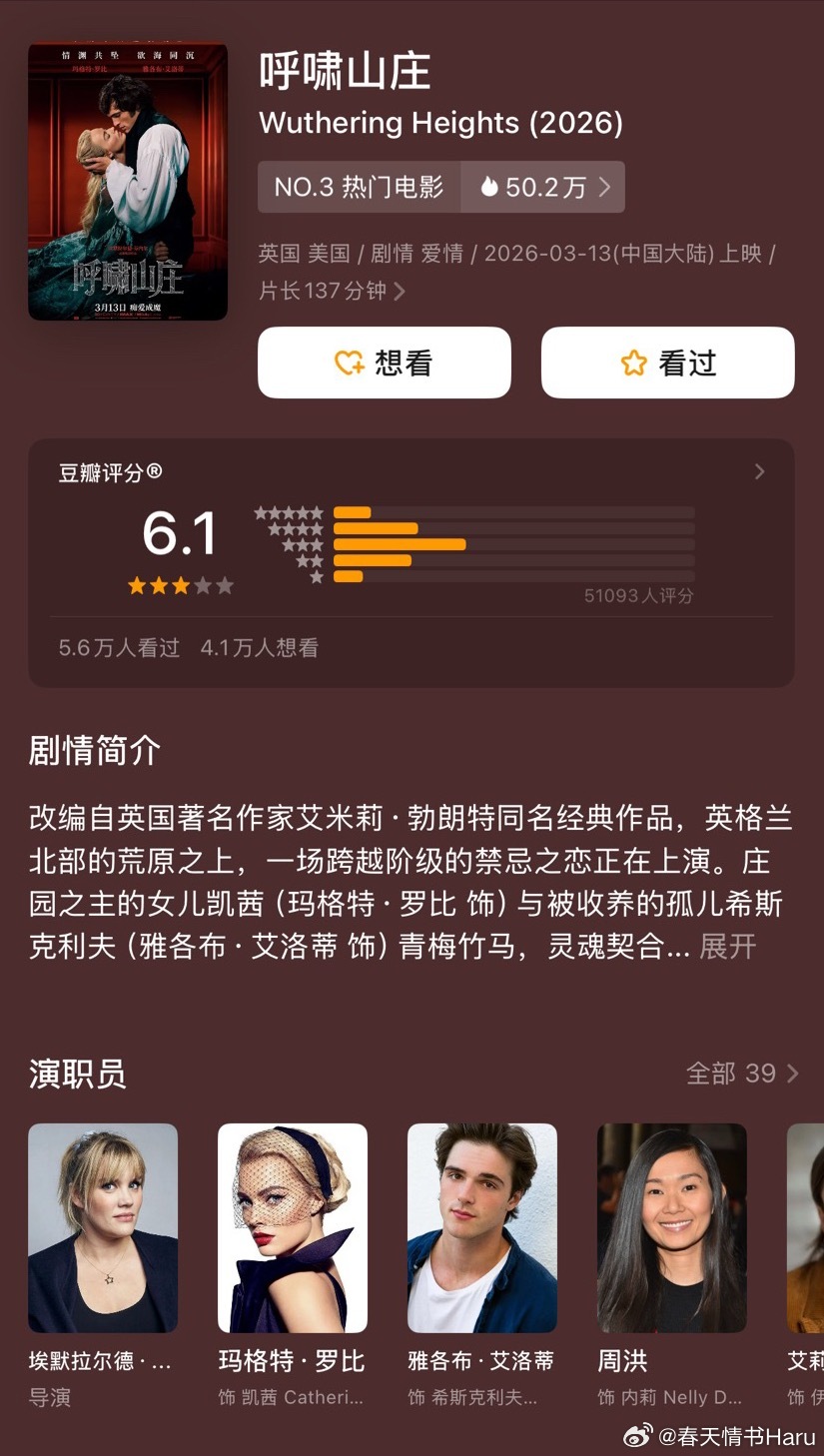 《挽救计划》豆瓣开分8.5分 另外两部电影也一起开分了：《河狸变身计划》豆瓣开分