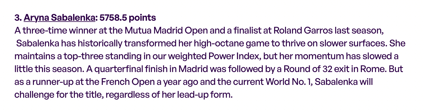 WTA Staff你们真的对你们的世界第一好点吧，要不然演一下呢？骗骗外行得了，