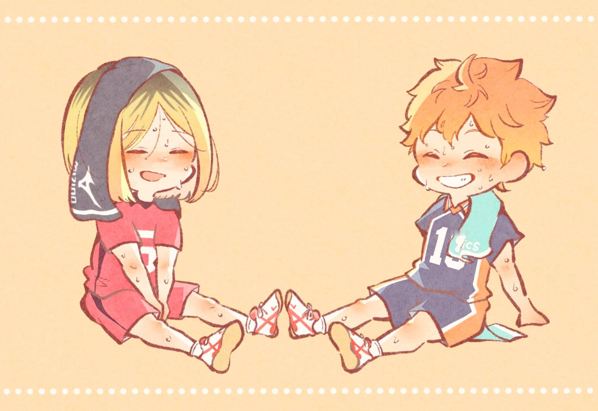 #排球少年# 好喜欢这种温暖的日常[干饭人] (via.まめ朗) ​​​