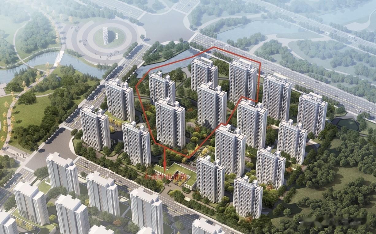 滕北又一楼盘工程设计方案公示。

滕州市北辛路片区城市更新项目（冯河区域A区）建