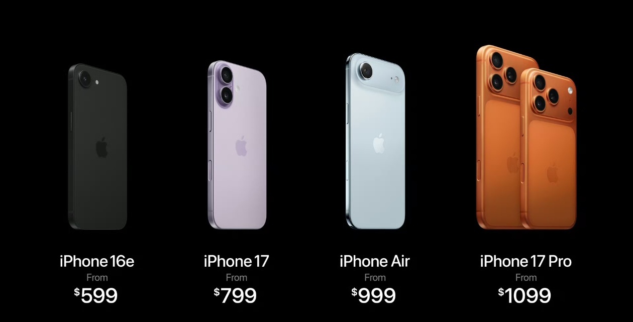 iPhone17系列价格牙膏挤爆！标准版不给国产品牌留后路了！[哈哈][哈哈]2