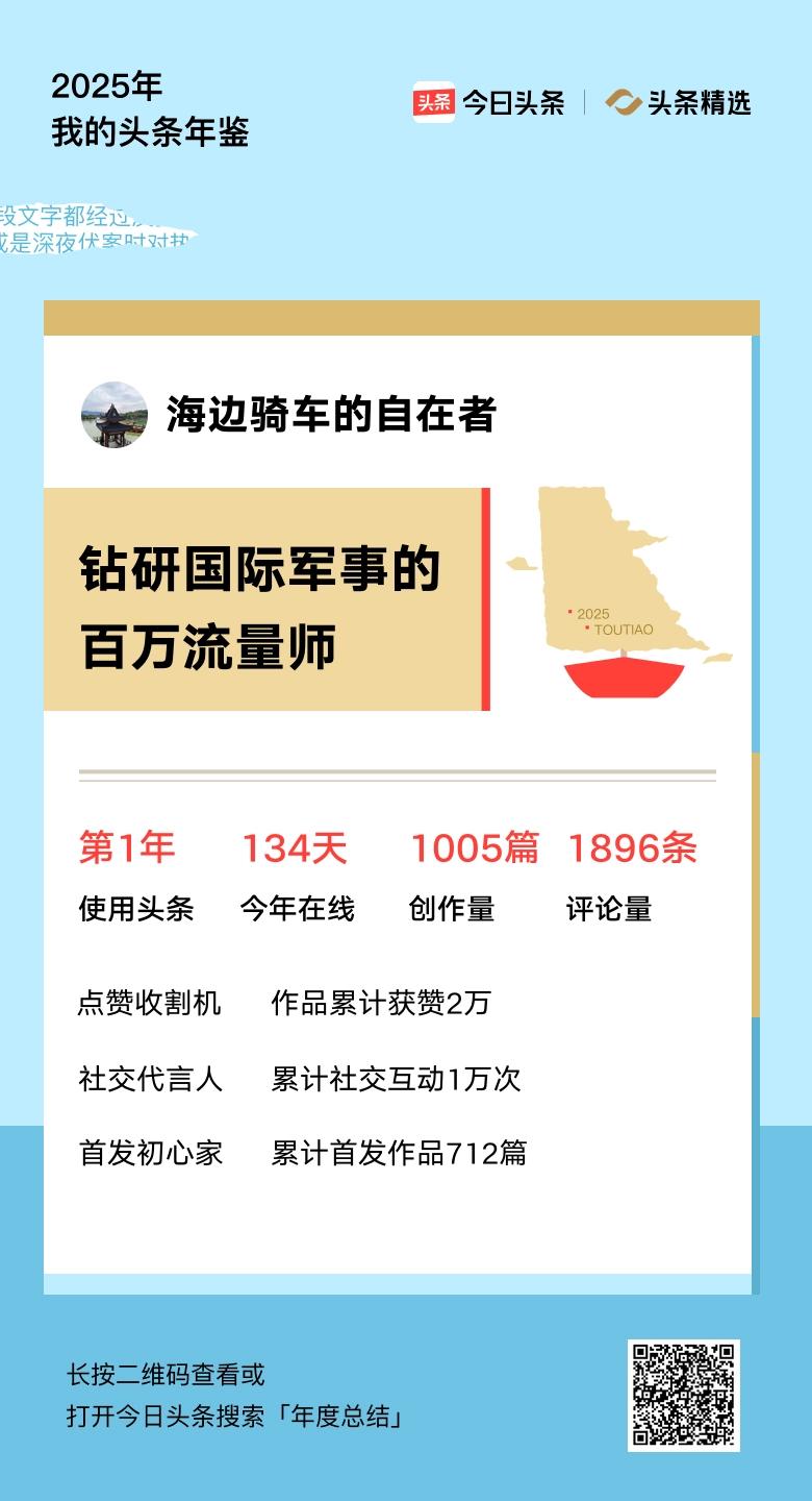 重磅上线！我的年度鉴定结果是“钻研国际军事的百万流量师”，你的结果又是什么？快来