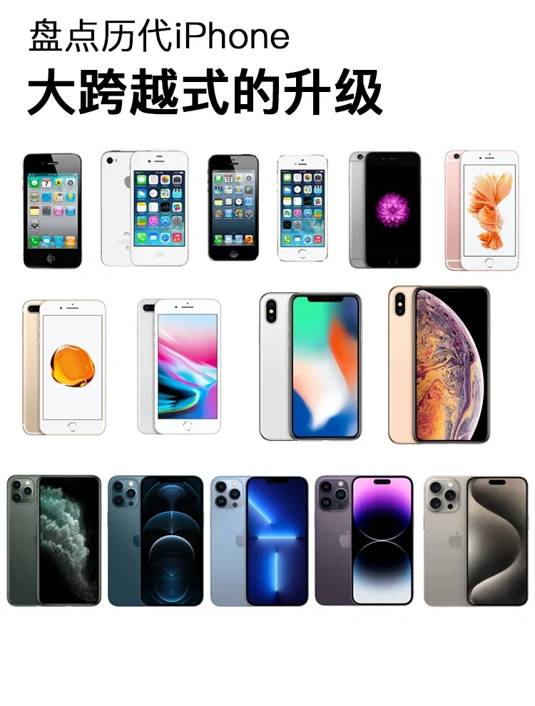 盘点历代iPhone的大升级💥牙膏到底挤了多少