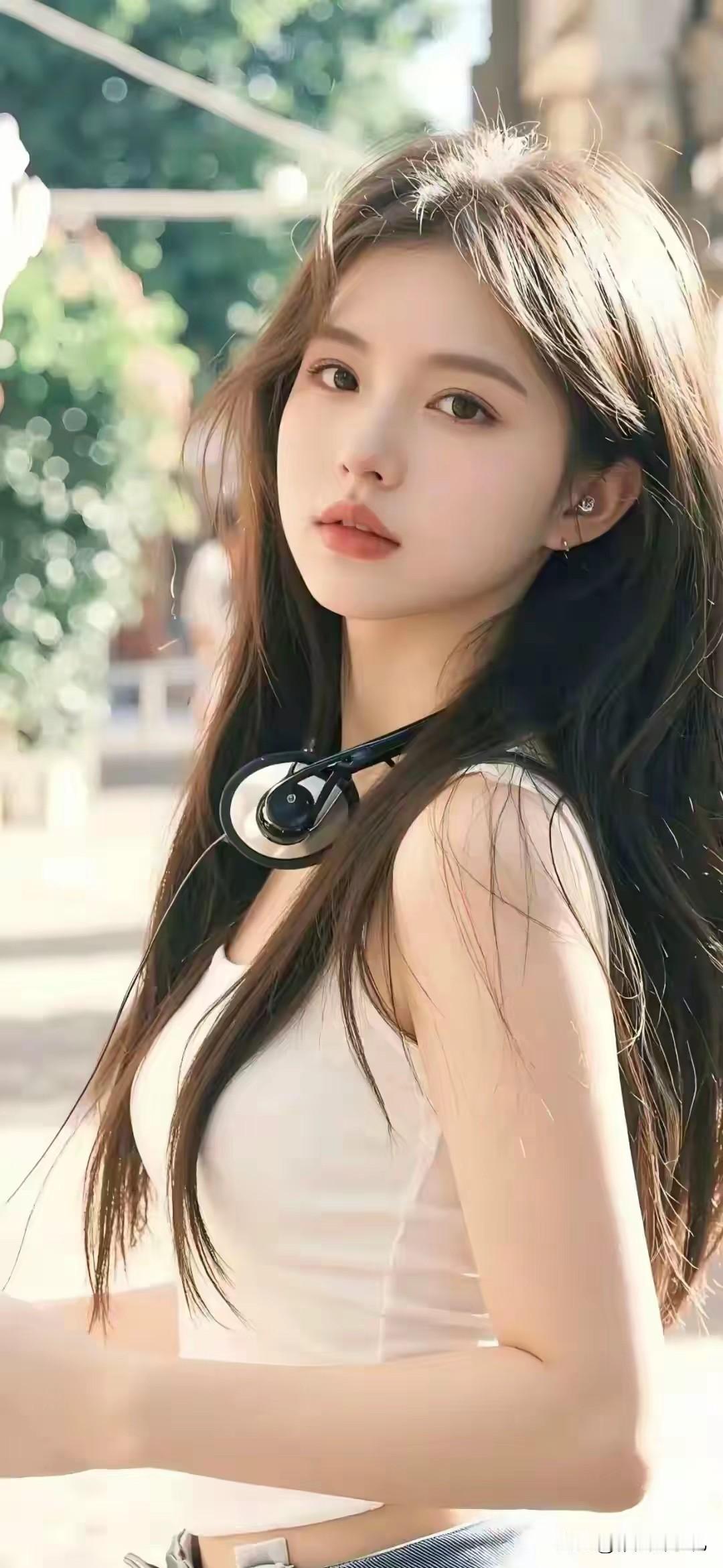 女孩的清纯美丽，是如此的有魅力……