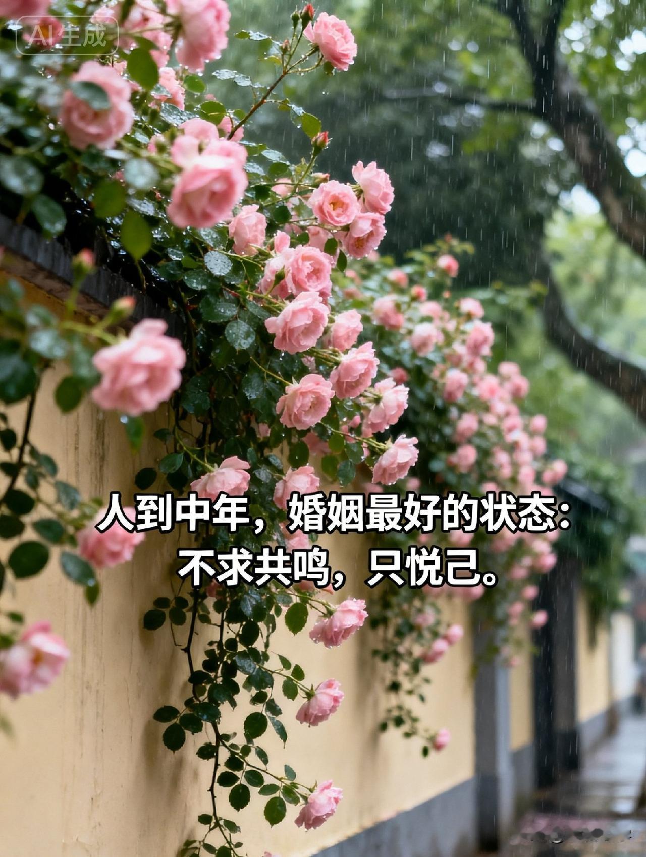 人到中年，婚姻最好的状态：不求共鸣，只悦己。

网上有个很戳心的问题：“为什么中