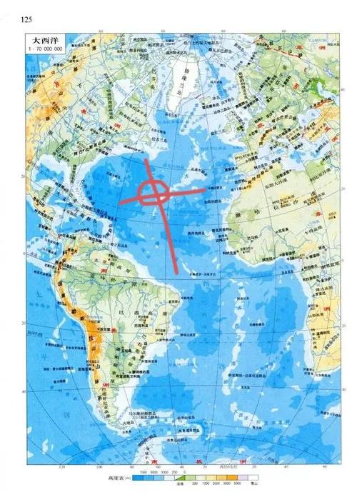 研究了一下，中国应该在大西洋常驻两个航母战斗群，才能切实保障国家安全，改善外部环