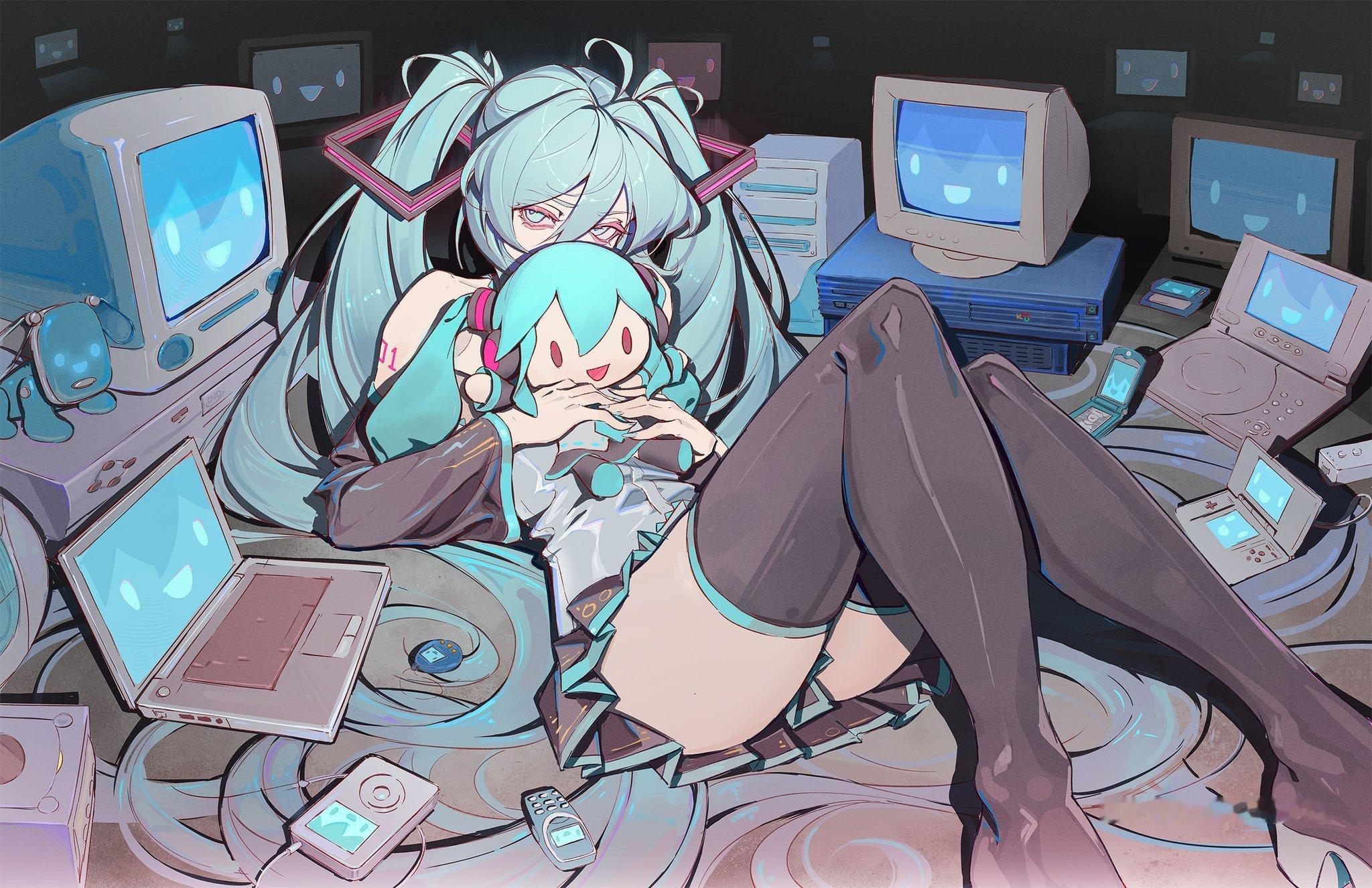 初音未来动漫仲夏狂欢季 就这个初音宝宝我好爱.绘：peaces_arts暑期片单